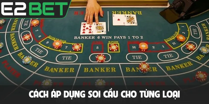 Cách áp dụng soi cầu cho từng loại