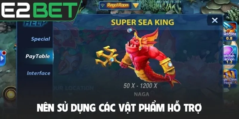 Nên sử dụng các vật phẩm hỗ trợ