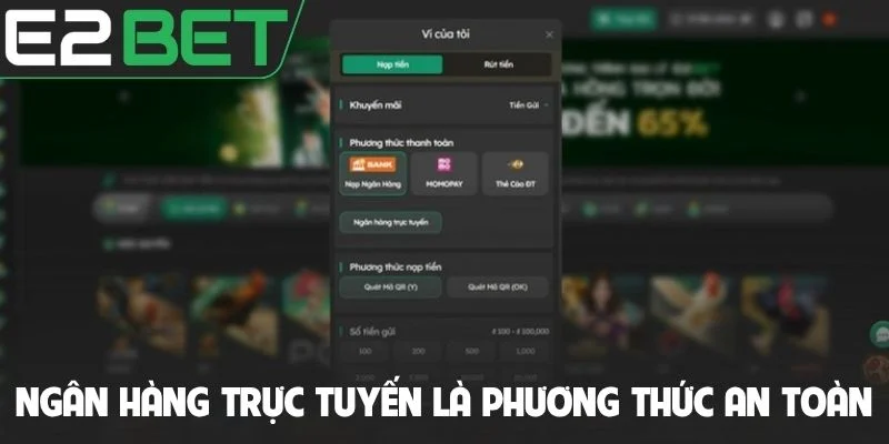 Ngân hàng trực tuyến là phương thức giao dịch an toàn